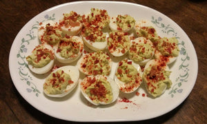 Keto Avacado Deviled Eggs