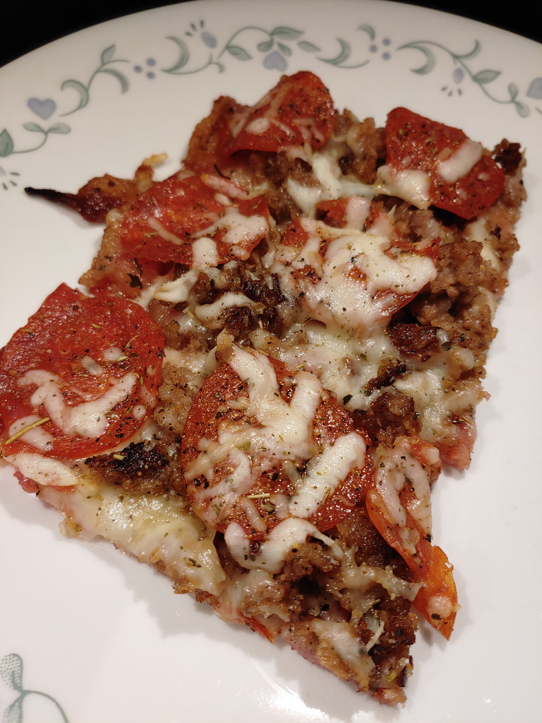 Bacon Weave Crust Pizza