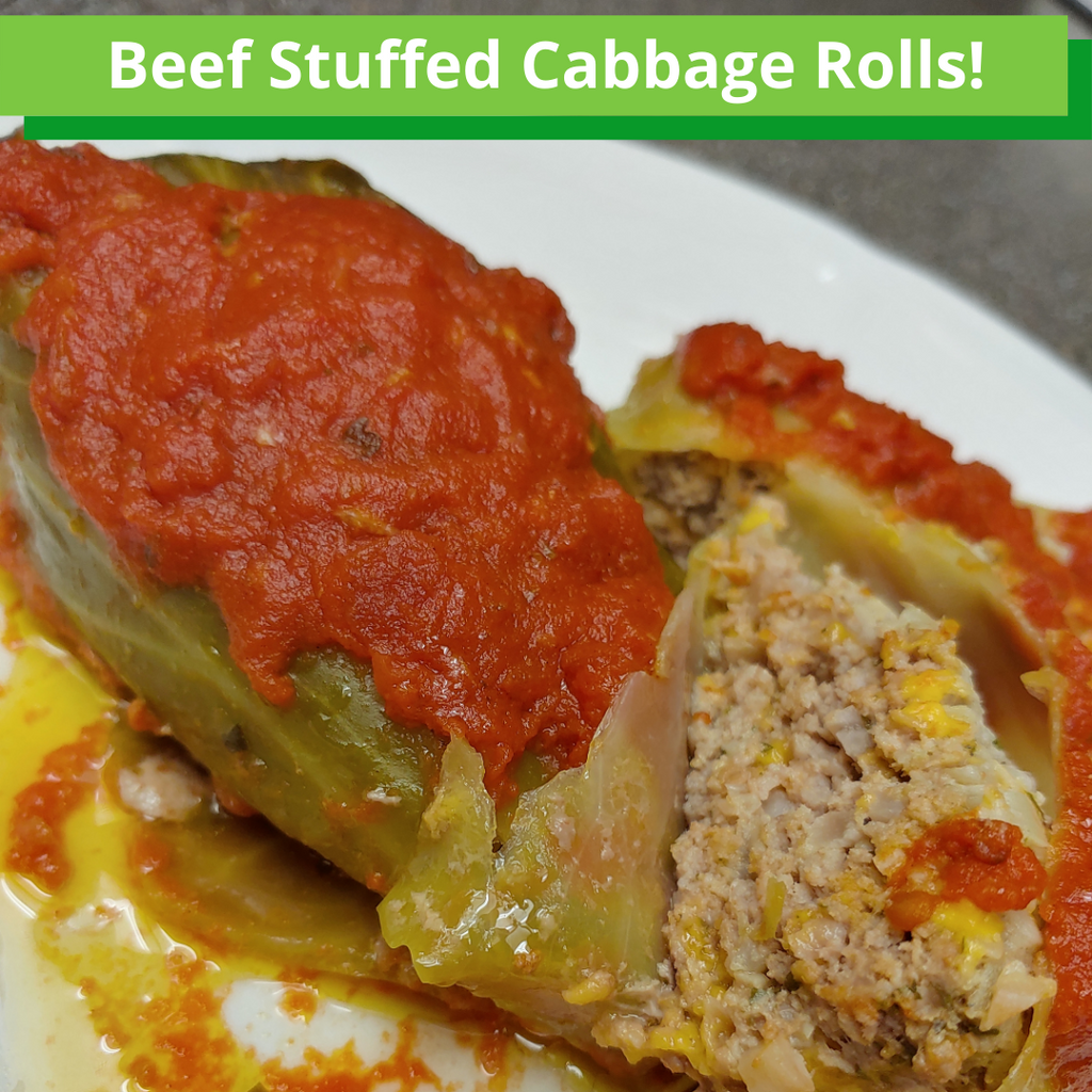 Beef Stuffed Cabbage Rolls